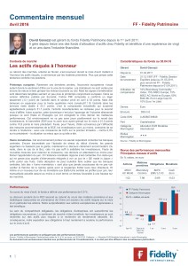 Fidelity - Commentaire mensuel - FF Fidelity Patrimoine - Avril 2016_01